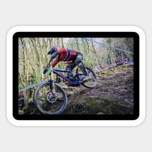 mtb downhill Sticker